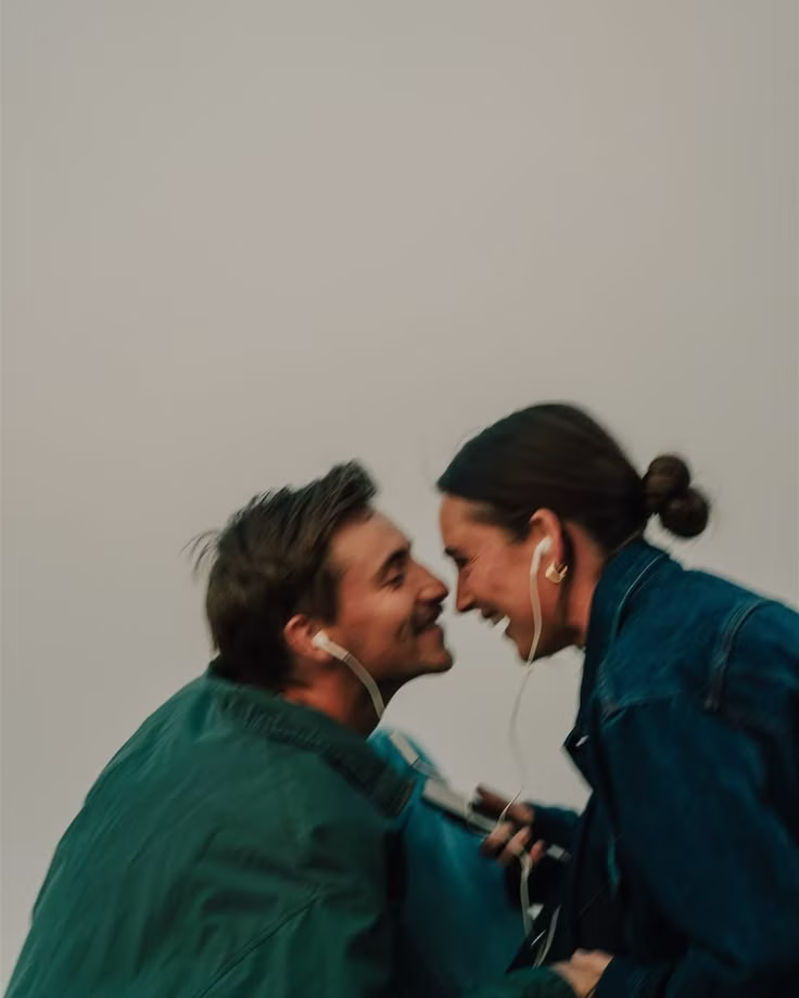Couple sharing a moment together